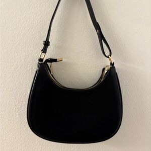 Black and Gold Shoulder Bag